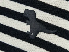 Name It dark sapphire dino stribet bluse